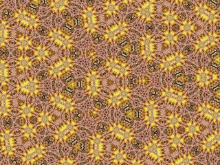 Illustration of an abstract colorful geometric background with beautiful patterns. Kaleidoscope art