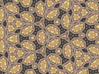 Illustration of an abstract colorful geometric background with beautiful patterns. Kaleidoscope art