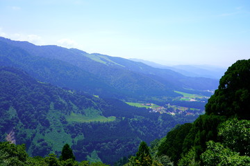Naklejka premium 【富山県】美女平駅からの眺め / View from Bijyodaira Station