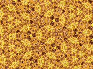 Illustration of an abstract colorful geometric background with beautiful patterns. Kaleidoscope art