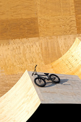 pista de madera para bmx © marcantabrico