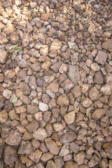 Naklejka premium Stones large and small isolated in a full frame image for background use
