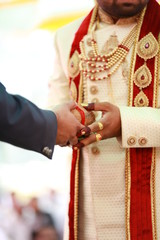 Fototapeta na wymiar indian wedding candid
