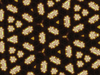 Illustration of an abstract colorful geometric background with beautiful patterns. Kaleidoscope art