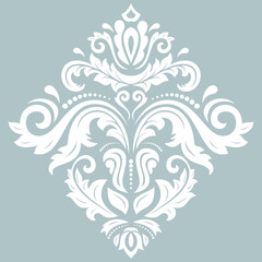 Elegant vintage vector ornament in classic style. Abstract traditional pattern with oriental elements. Classic vintage pattern