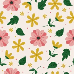 elegant floral pattern design illustration