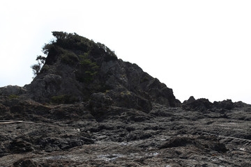 岩石海岸 和歌山 日本