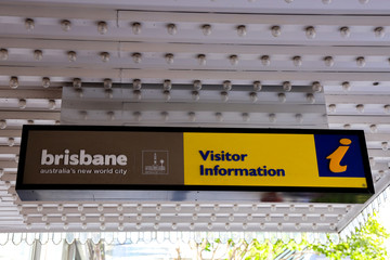 Brisbane street information sign