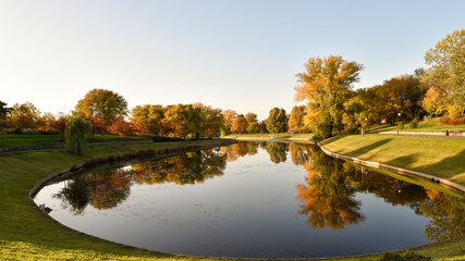 Fototapeta premium Kepa Potocka park in Warsaw