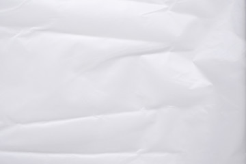 Obraz premium White plastic bag background texture close up