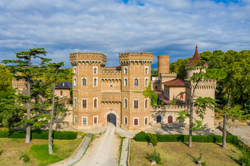 Fototapeta na wymiar Can Taio Castle, in Santa Perpetua de Mogoda, Barcelona Spain