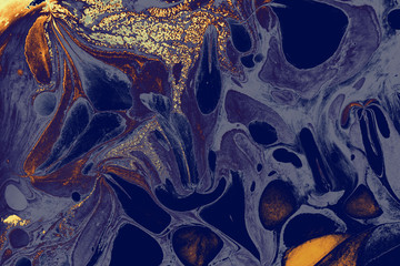 Oily painting with mixed colors under the lights - perfect for wallpapers