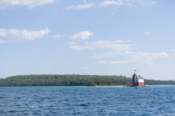 mackinac island northern michigan tourist destination location lake huron 