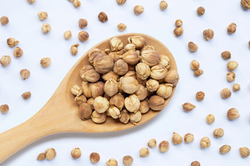 Siam Cardamom or Kapulaga on white background.