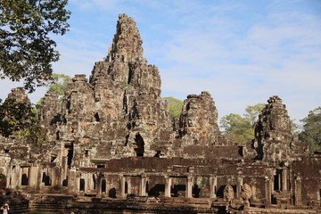 Fototapeta na wymiar bayon temple cambodia