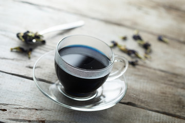 Healthy Thai blue tea