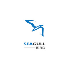 Seagull  Bird logo icon  vector designs