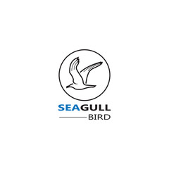 Seagull  Bird logo icon  vector designs