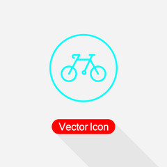 Bicycle Icon, Bike Icon Vector Illustration Eps10