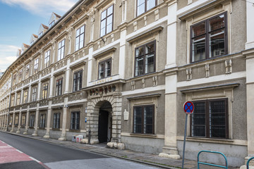 Fototapeta na wymiar The center of science activities in Graz