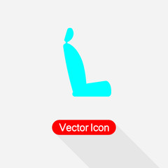 Car Seat Icon Vector Illustration Eps10