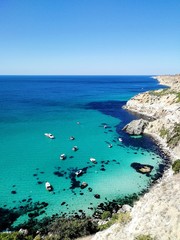 Cape Fiolent, Crimea. Crimea coast, Russia. Black sea and rocks