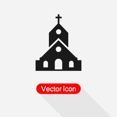 Church Icon Vector Illustration Eps10