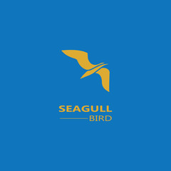 Seagull  Bird logo icon  vector designs