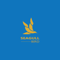 Seagull  Bird logo icon  vector designs