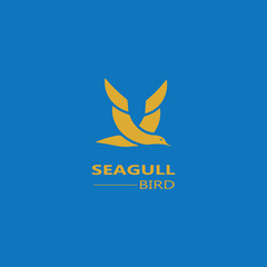 Seagull  Bird logo icon  vector designs