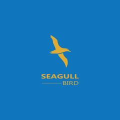 Seagull  Bird logo icon  vector designs