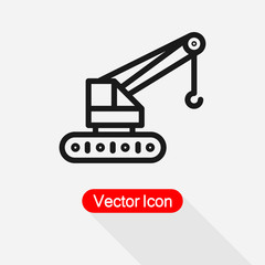 Crane Icon Vector Illustration Eps10