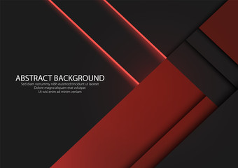 Red Line Shape Black Background Wallpaper Design Graphic Vector