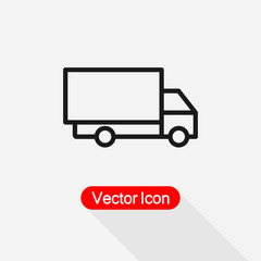 Delivery Track Icon Delivery Van Icon Vector Illustration Eps10