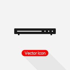 DVD Player Icon vector illustration Eps10