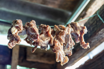 air-dried lamb meat