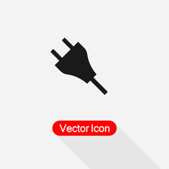 Electric Plug Icon Vector Illustration Eps10