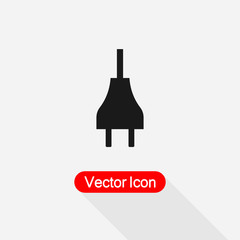 Electric Plug Icon Vector Illustration Eps10