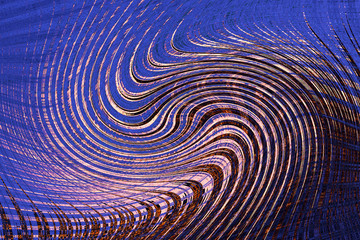 Unusual spiral shape. Fantasy abstraction.