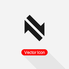 Exchange Arrow Icon Vector Illustration Eps10