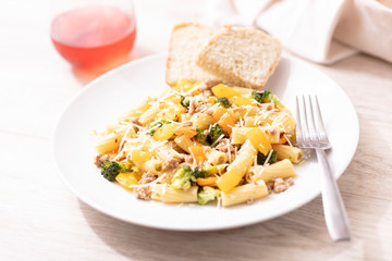 Sausage and Pepper Pasta Dinner