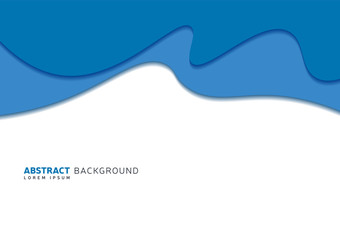 Modern Abstract Paper Cut Background Wallpaper With Simple Shapes Vector Template Design