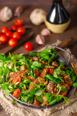 Thai salad with grilled chicken