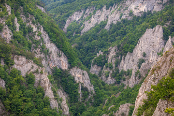 Fototapeta na wymiar Beautiful vista from mountains in Slovakia