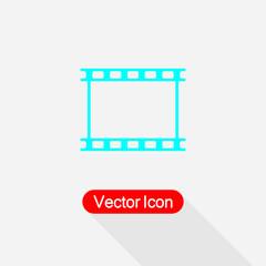 Fototapeta na wymiar Film Reel Icon Vector Illustration Eps10