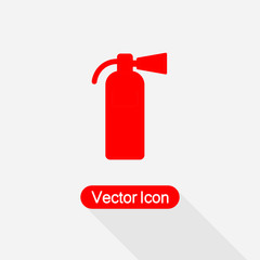 Fire Extinguisher Icon Vector Illustration Eps10