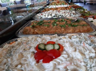 buffet breakfast and meals