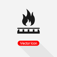 Gas Stove Icon vector illustration eps 10