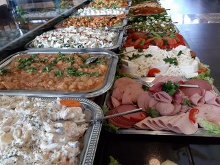buffet breakfast and meals