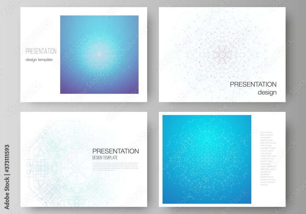 Poster the minimalistic abstract vector illustration layout of the presentation slides design business temp